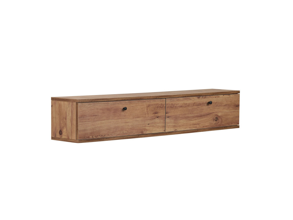 Mobile TV in legno "Ligne 140" - 140 x 25 x 25 cm - Marrone