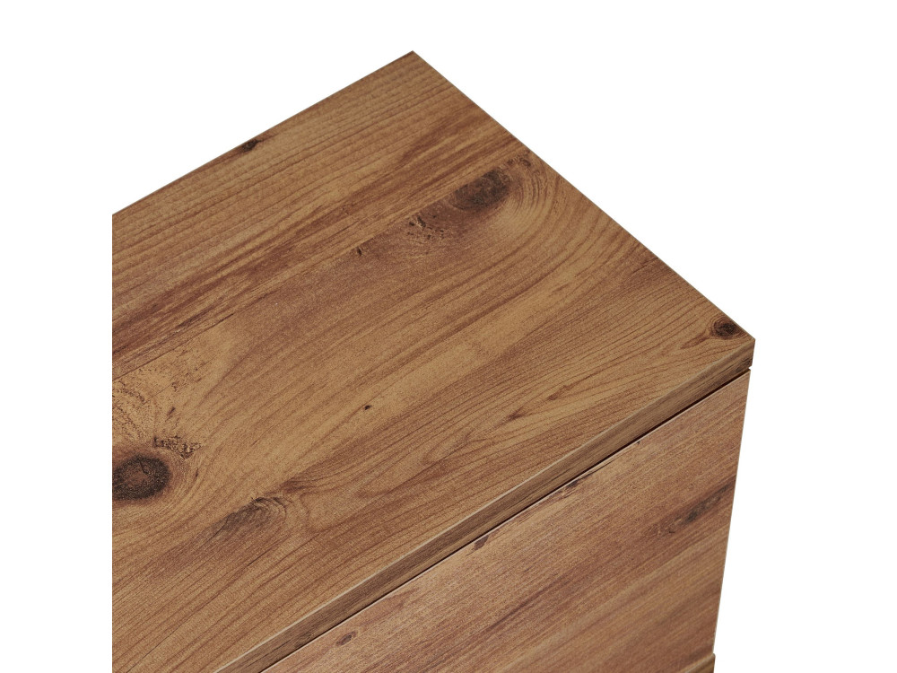 Mobile TV in legno "Ligne 140" - 140 x 25 x 25 cm - Marrone