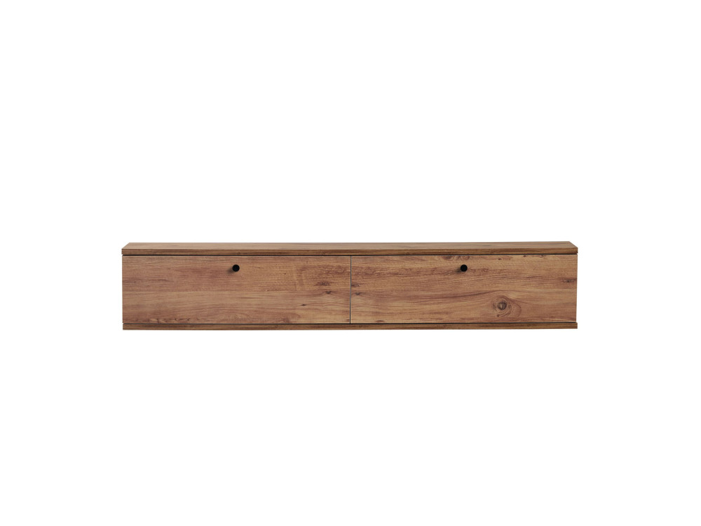 Mobile TV in legno "Ligne 140" - 140 x 25 x 25 cm - Marrone