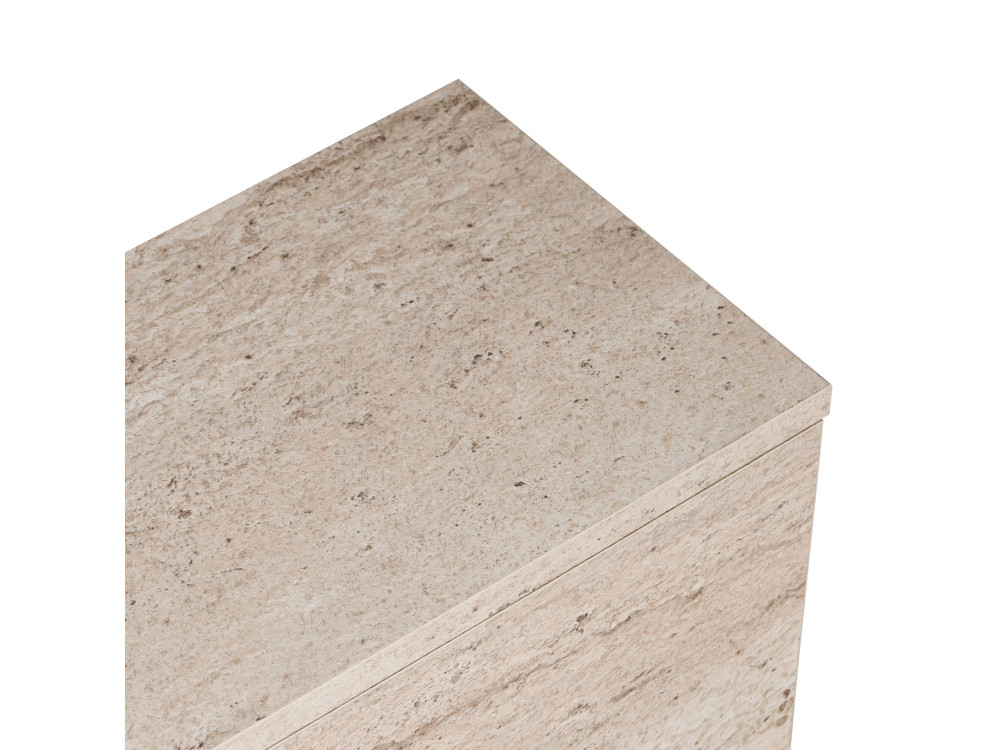 Mobile TV in legno "Linea 140" - 140 x 25 x 25 cm - Travertino
