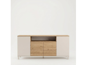 Consolle in legno "Mood" - 180 x 44 x 82 cm - Beige