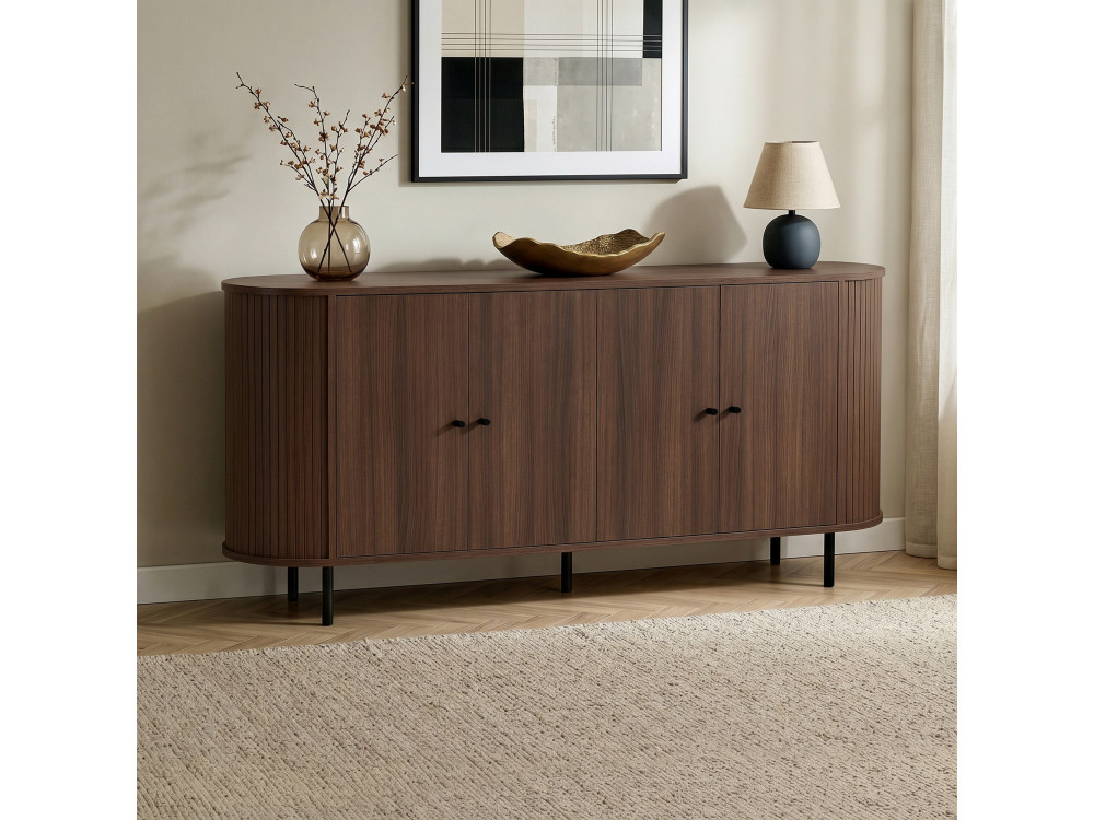 Consolle in legno "Noble" - 180 x 40 x 80 cm - Marrone
