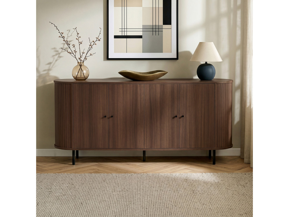 Consolle in legno "Noble" - 180 x 40 x 80 cm - Marrone
