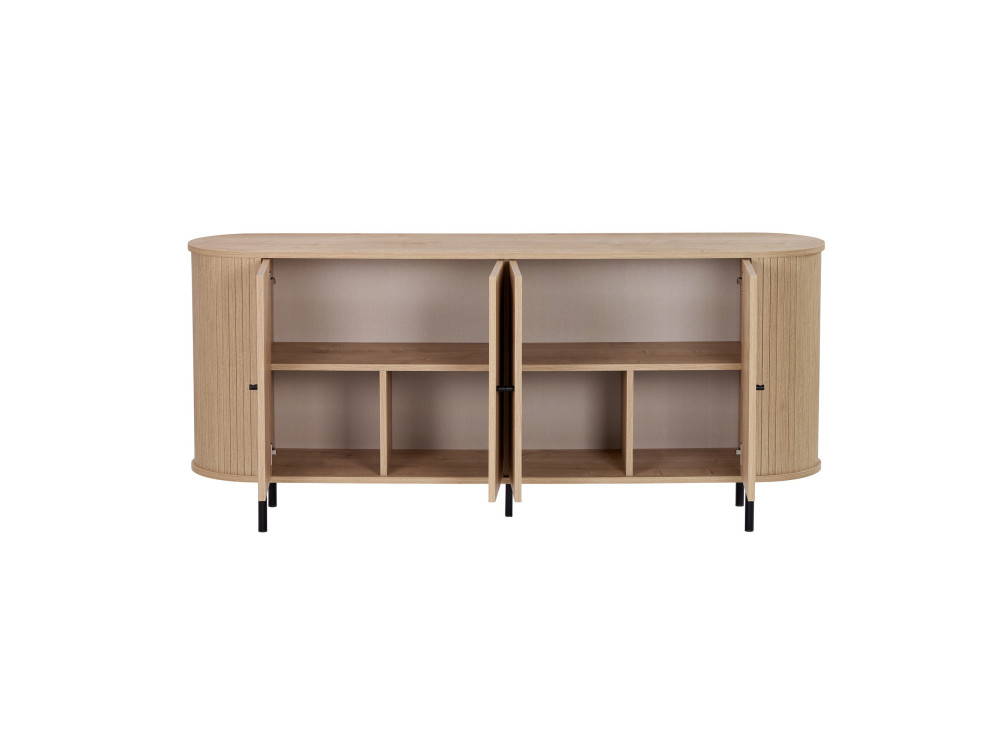 Consolle in legno "Noble" - 180 x 40 x 80 cm - Beige