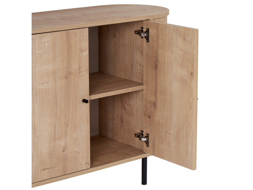 Consolle in legno "Noble" - 180 x 40 x 80 cm - Beige