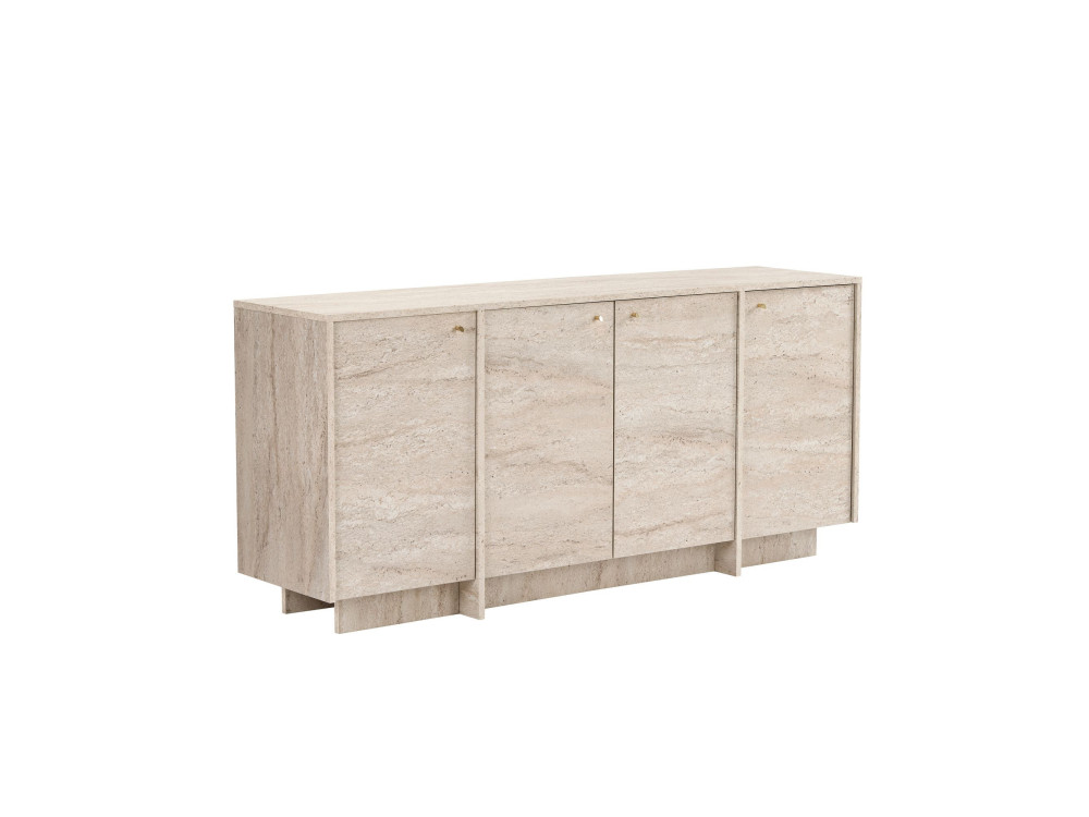 Consolle in legno "Varen" - 180 x 45 x 82 cm - Travertino