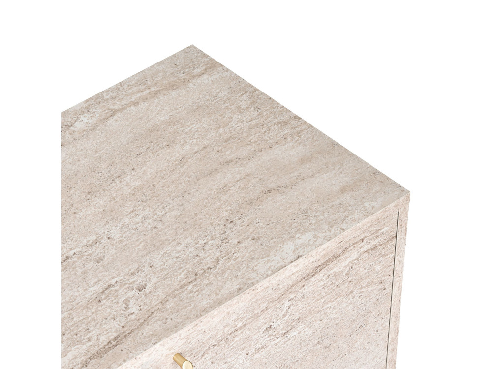 Consolle in legno "Varen" - 180 x 45 x 82 cm - Travertino
