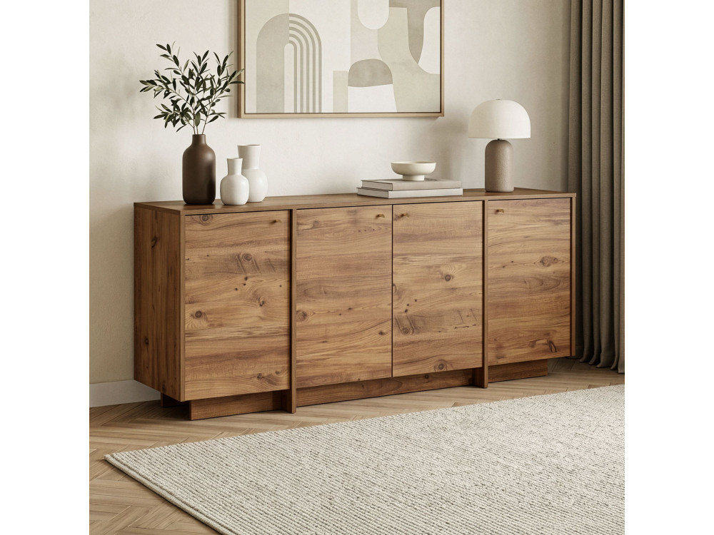 Consolle in legno "Varen" - 180 x 45 x 82 cm - Pino dell'Atlantico