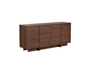 Consolle in legno "Varen" - 180 x 45 x 82 cm - Noce