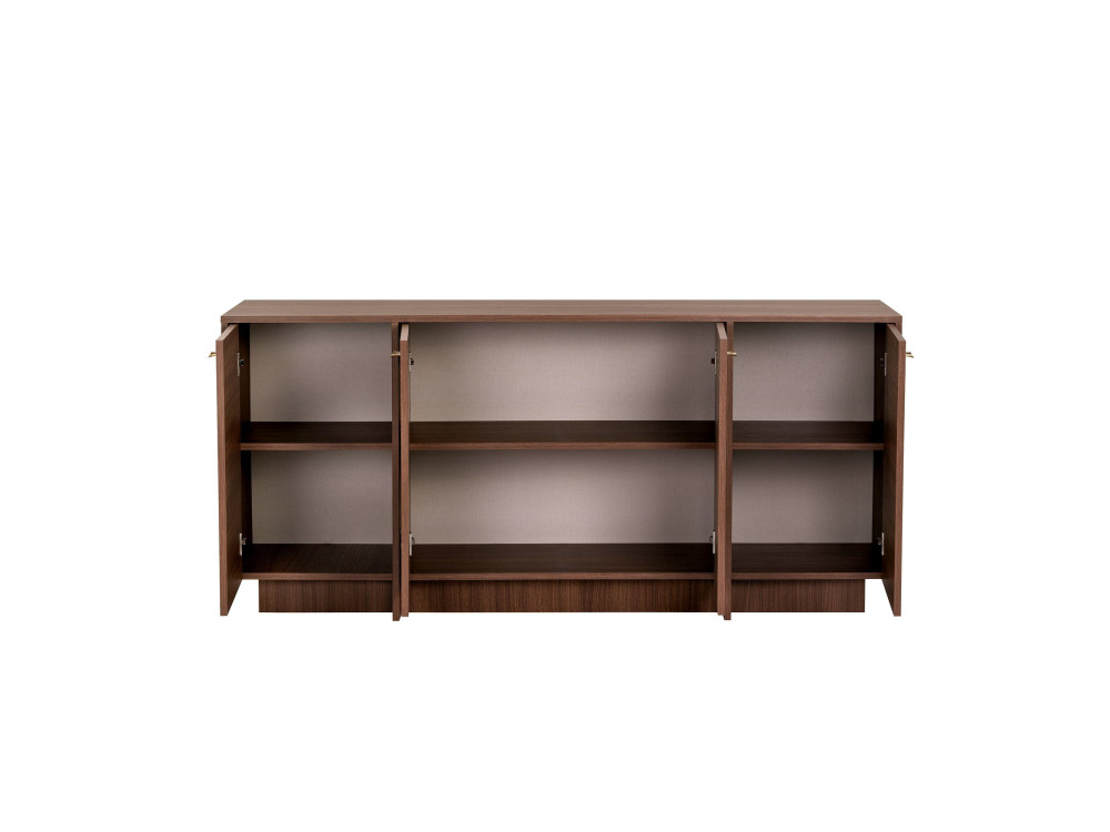 Consolle in legno "Varen" - 180 x 45 x 82 cm - Noce