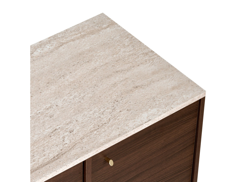 Consolle in legno "Varen" - 180 x 45 x 82 cm - Marrone