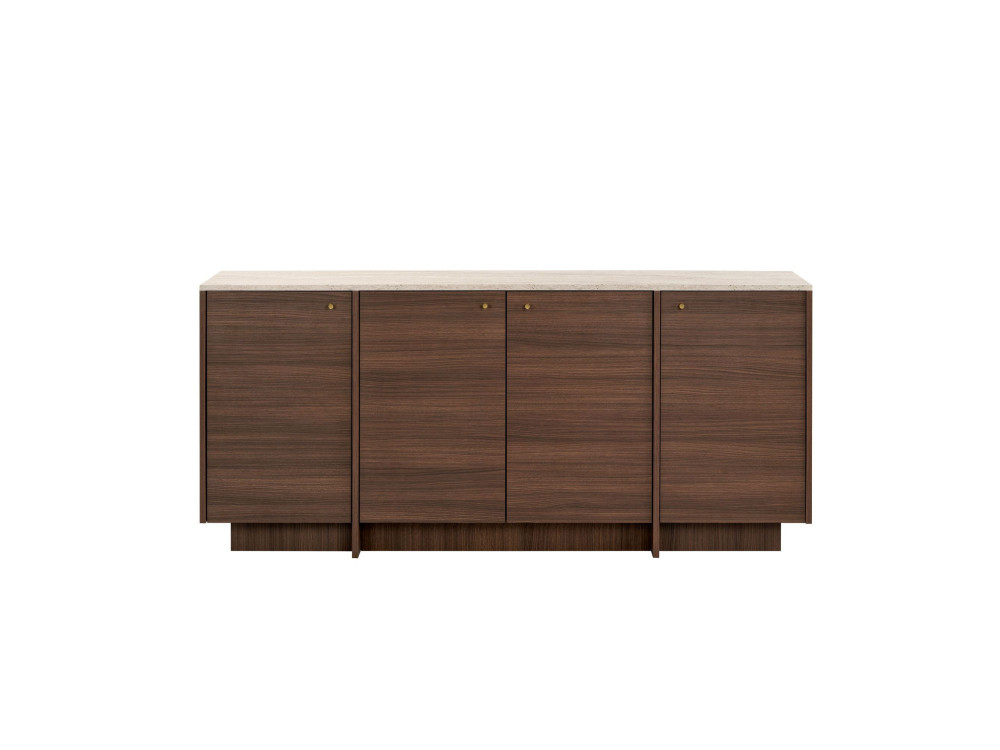 Consolle in legno "Varen" - 180 x 45 x 82 cm - Marrone