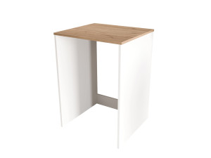 Mobile per lavatrice in legno "Nord" - 66 x 60 x 92 cm - Bianco