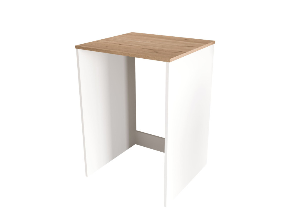 Mobile per lavatrice in legno "Nord" - 66 x 60 x 92 cm - Bianco