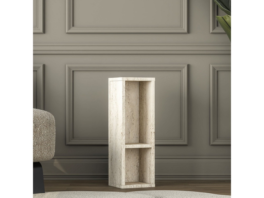 Tavolino in legno "AD108" - 20 x 18 x 60 cm - Travertino