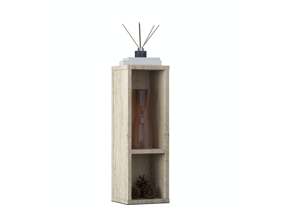Tavolino in legno "AD108" - 20 x 18 x 60 cm - Travertino