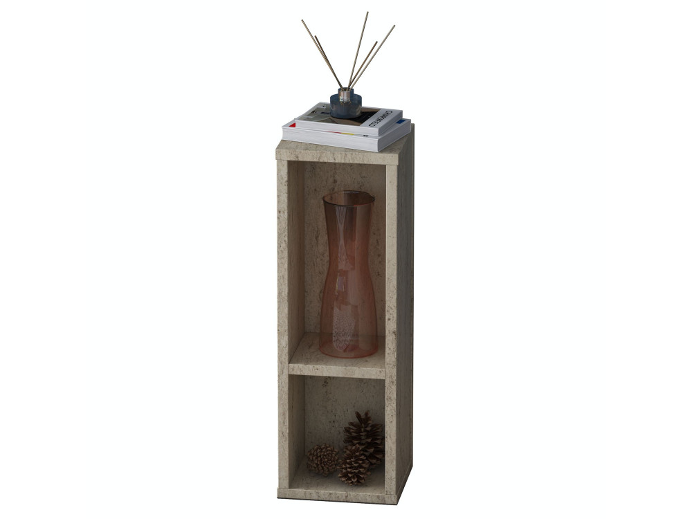 Tavolino in legno "AD108" - 20 x 18 x 60 cm - Travertino