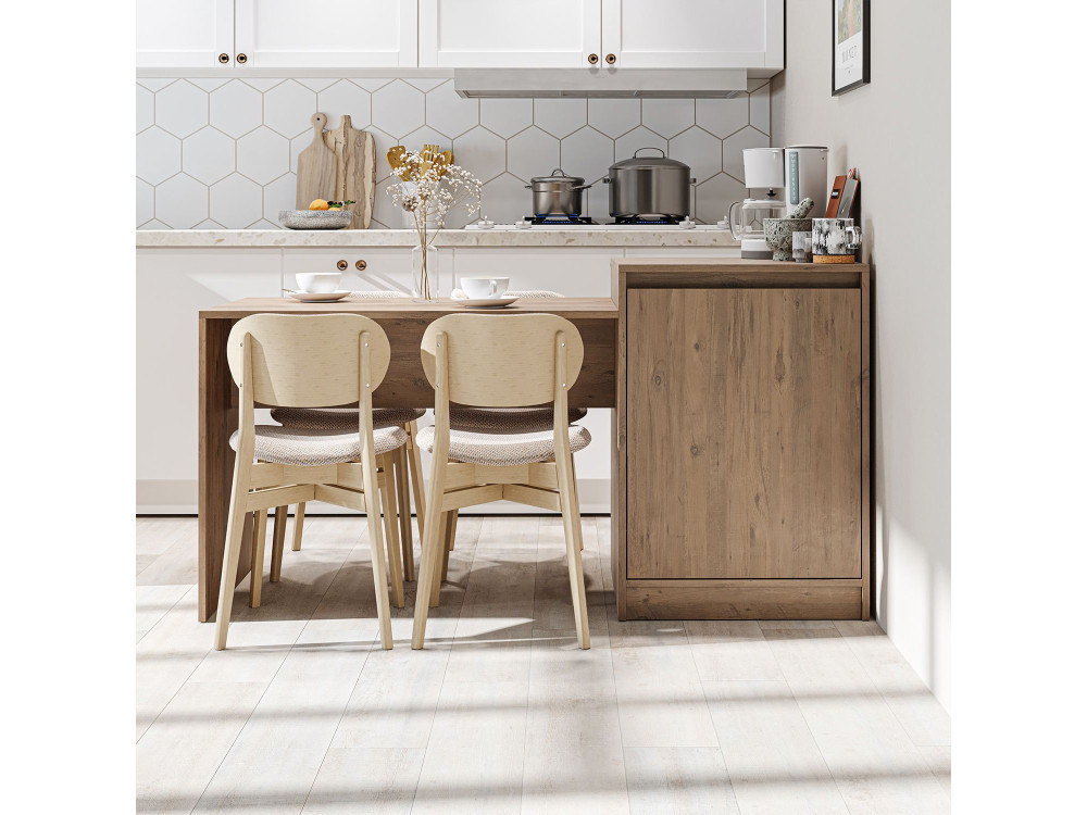 Tavolo da cucina in legno "2785" - 160 x 60 x 85 cm - Pino dell'Atlantico