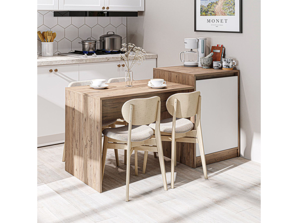 Tavolo da cucina in legno "2786" - 160 x 60 x 85 cm - Beige