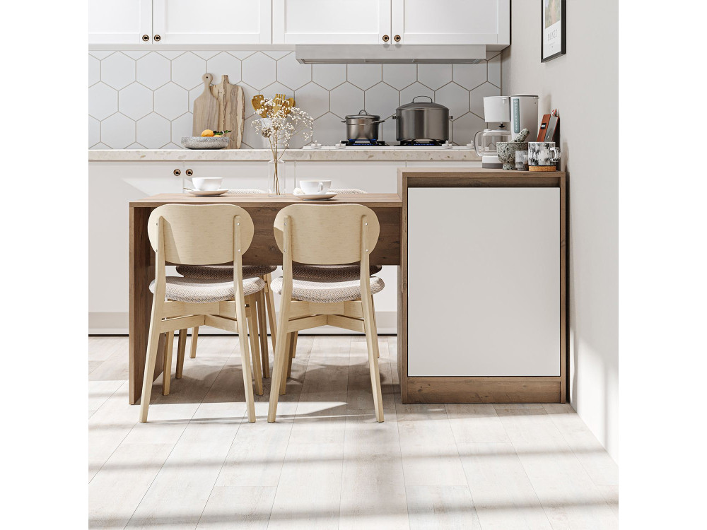 Tavolo da cucina in legno "2786" - 160 x 60 x 85 cm - Beige
