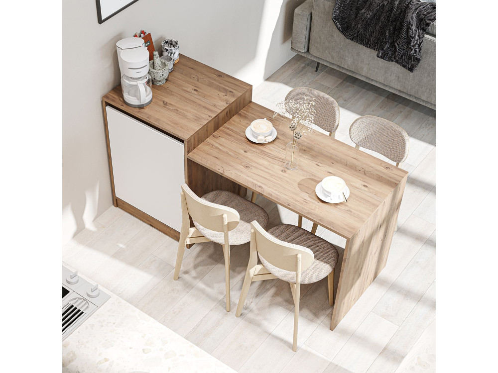 Tavolo da cucina in legno "2786" - 160 x 60 x 85 cm - Beige