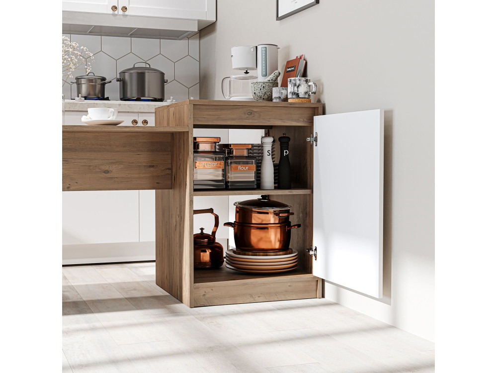 Tavolo da cucina in legno "2786" - 160 x 60 x 85 cm - Beige
