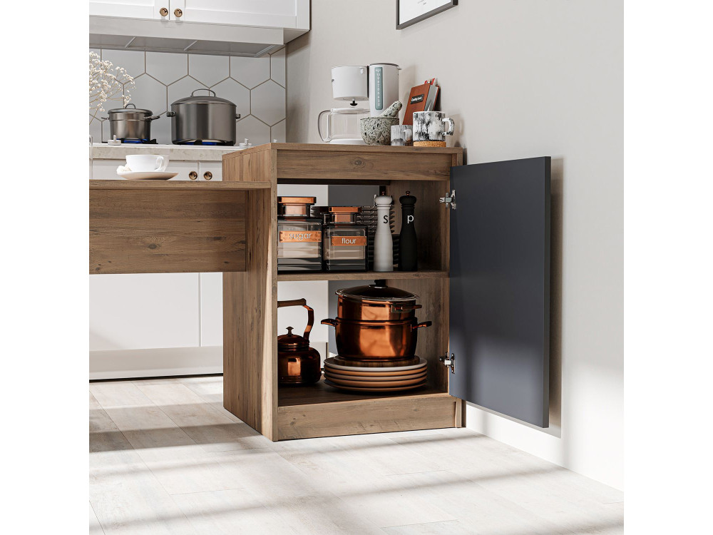 Tavolo da cucina in legno "2787" - 160 x 60 x 85 cm - Pino dell'Atlantico