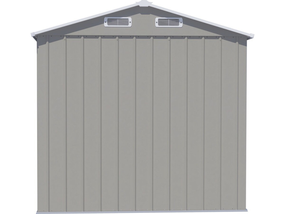 Casetta da giardino in metallo "Nebraska" - 4,12 m² - Grigio