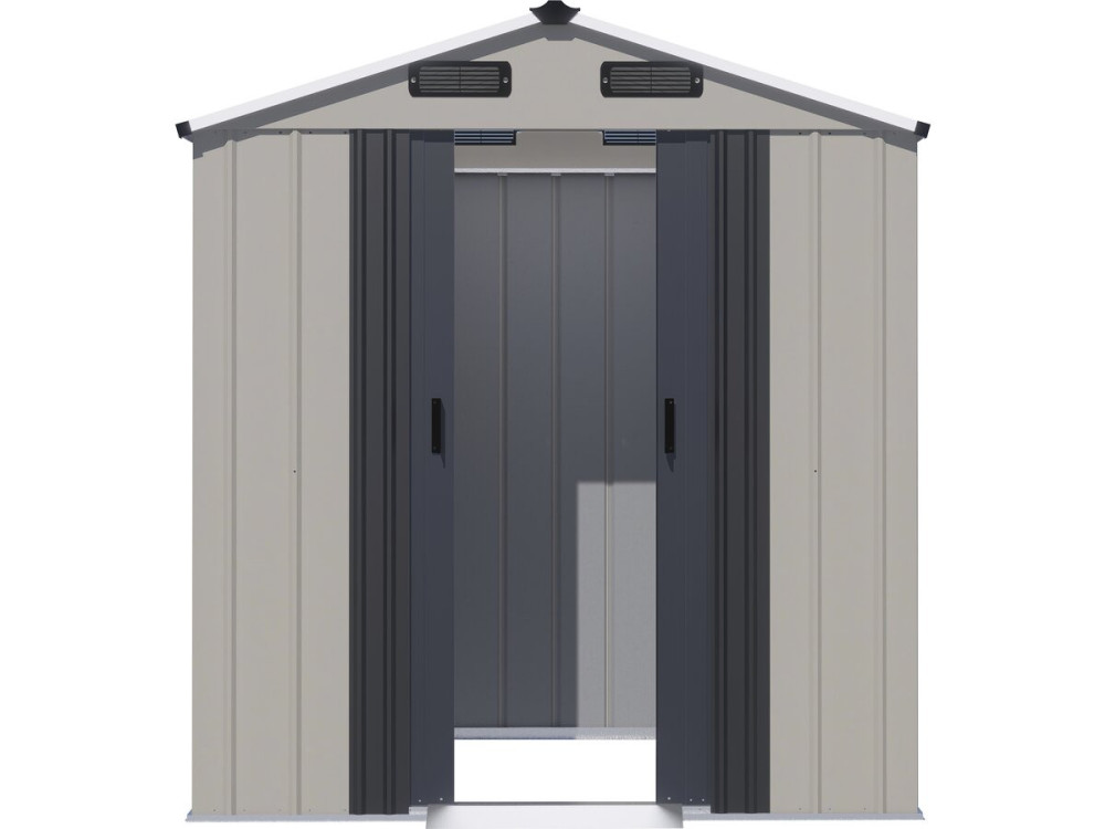 Casetta da giardino in metallo "Nebraska" - 2,17 m² - Grigio