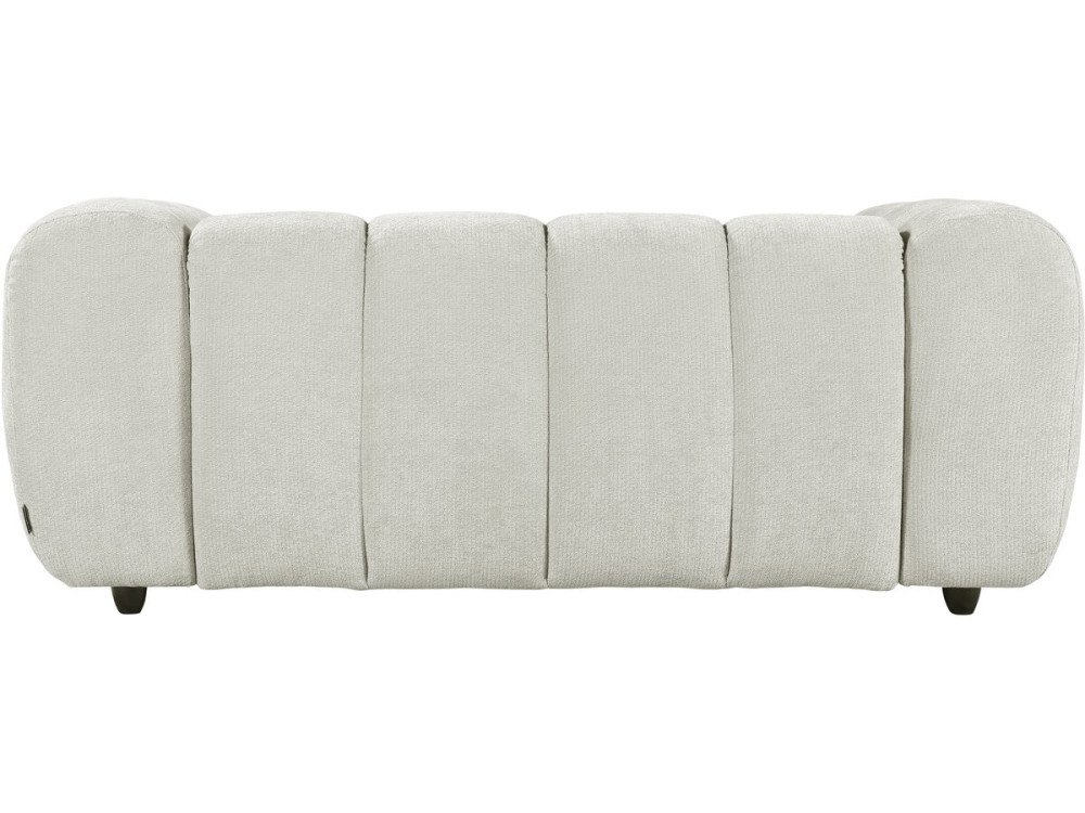 Divano lineare in stile "bubble" in tessuto "Courcelles" - 2 posti - Beige