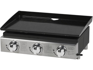 Plancha "Presto 3" - 3 fornelli - 7.5kW - Grigio