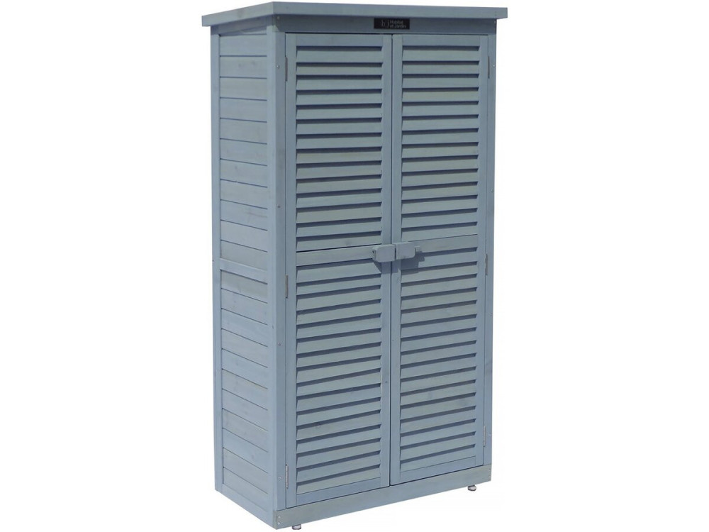 Armadio da giardino SPACE - 87 x 46.5 x 160 cm - Azzurro