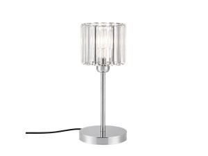 Lampada da tavolo in metallo "Yakops" - 17 x 17 x 50 cm - Grigio