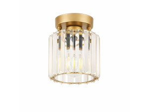 Lampada da soffitto in metallo "Yakops" - Altezza 17 cm - Giallo