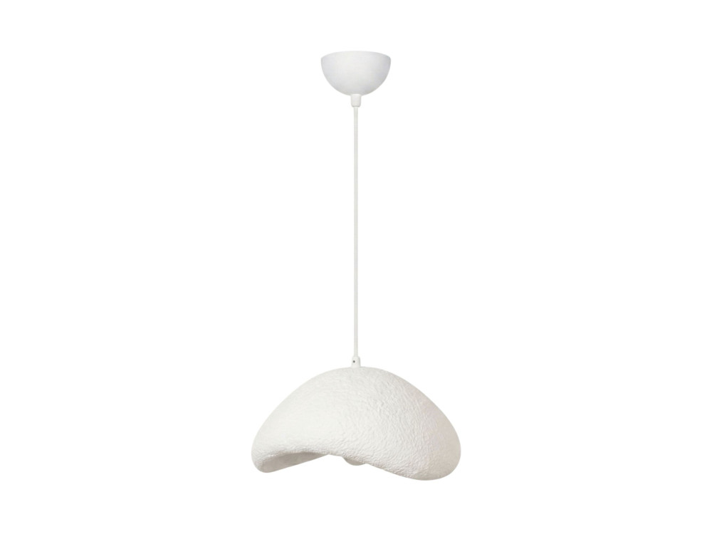 Lampada a sospensione in metallo "Luna" - 42 x 37 x 120 cm - Bianco
