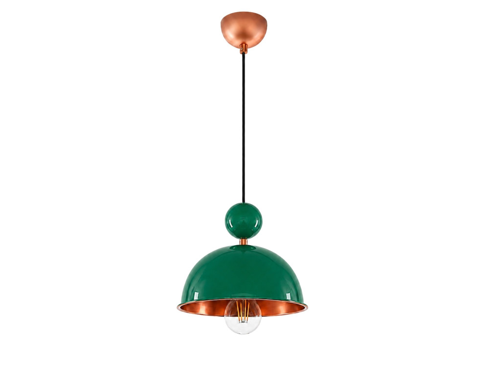 Lampada a sospensione in metallo "Bubble" - 21 x 21 cm - Verde chiaro