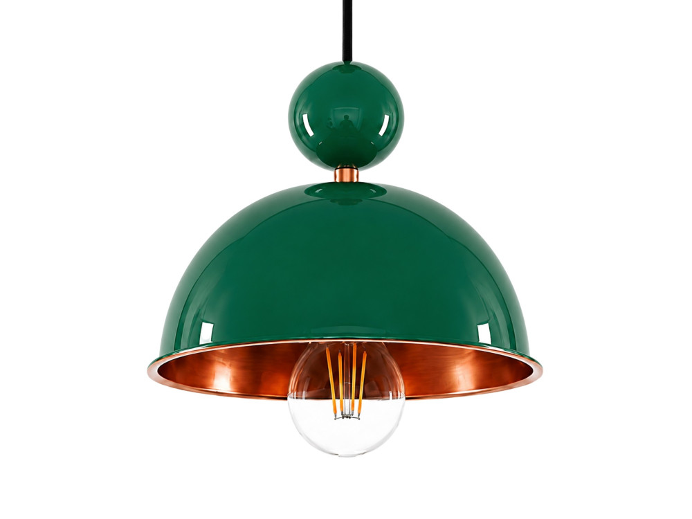 Lampada a sospensione in metallo "Bubble" - 21 x 21 cm - Verde chiaro