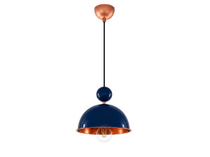 Lampada a sospensione in metallo "Bubble" - 21 x 21 cm - Blu navy