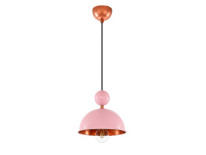 Lampada a sospensione in metallo "Bubble" - 21 x 21 cm - Rosa