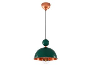 Lampada a sospensione in metallo "Bubble" - 21 x 21 cm - Verde scuro