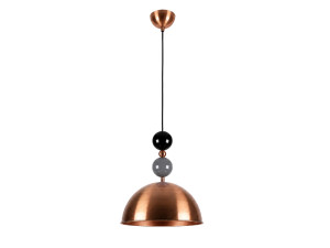 Lampada a sospensione in metallo "Bubble" - 31 x 31 cm - Rame