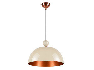Lampada a sospensione in metallo "Bubble" - 40 x 40 cm - Beige