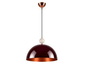 Lampada a sospensione in metallo "Bubble" - 40 x 40 cm - Bordeaux