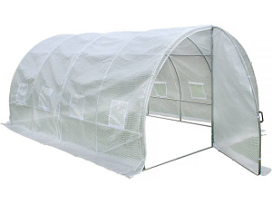 Serre tunnel da giardino con porta battente MIMOSA - 12m² - 4 x 3 x 2 m