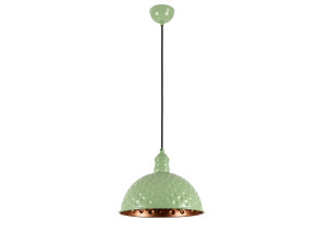 Lampada a sospensione in metallo "Echo" - 26 x 26 cm - Verde menta