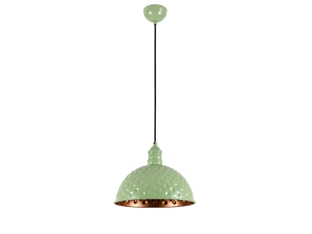 Lampada a sospensione in metallo "Echo" - 26 x 26 cm - Verde menta