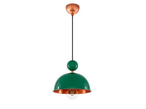 Lampada a sospensione in metallo "Bubble" - 21 x 21 cm - Verde chiaro