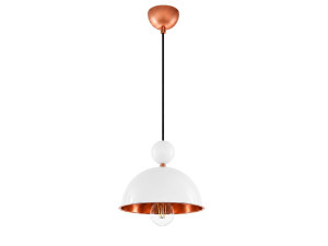 Lampada a sospensione in metallo "Bubble" - 21 x 21 cm - Beige