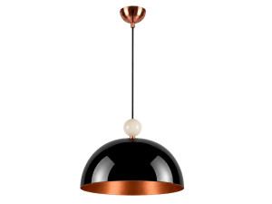 Lampada a sospensione in metallo "Bubble" - 40 x 40 cm - Nero