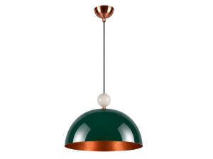 Lampada a sospensione in metallo "Bubble" - 40 x 40 cm - Verde scuro